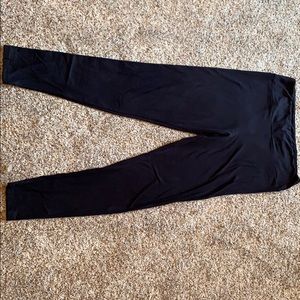 Lularoe classic black leggings, tall and curvy